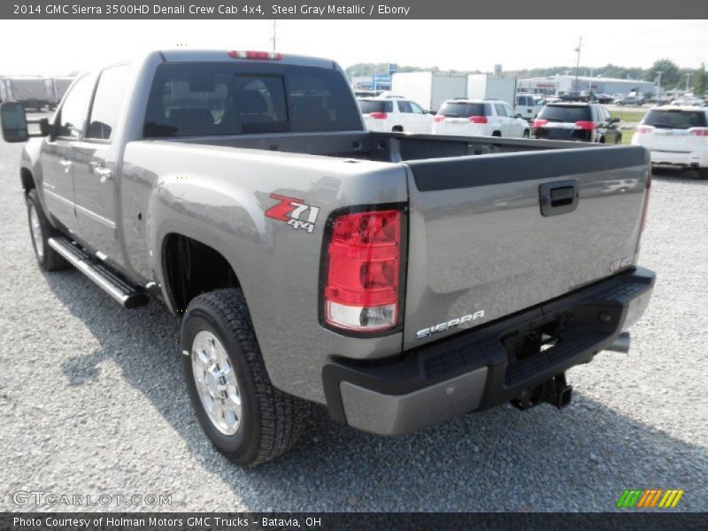 Steel Gray Metallic / Ebony 2014 GMC Sierra 3500HD Denali Crew Cab 4x4