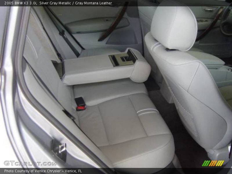 Silver Gray Metallic / Gray Montana Leather 2005 BMW X3 3.0i