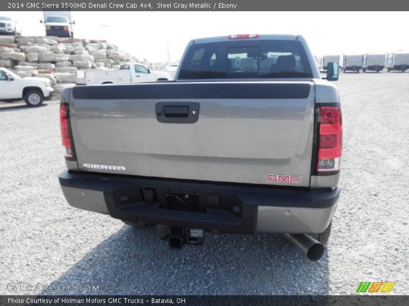 Steel Gray Metallic / Ebony 2014 GMC Sierra 3500HD Denali Crew Cab 4x4