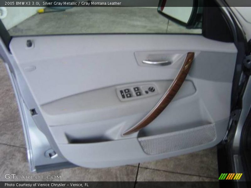 Silver Gray Metallic / Gray Montana Leather 2005 BMW X3 3.0i