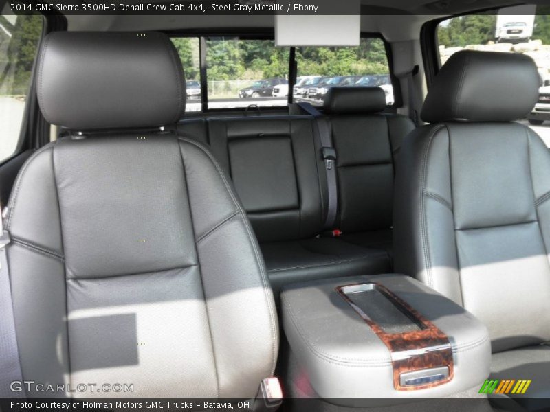 Steel Gray Metallic / Ebony 2014 GMC Sierra 3500HD Denali Crew Cab 4x4
