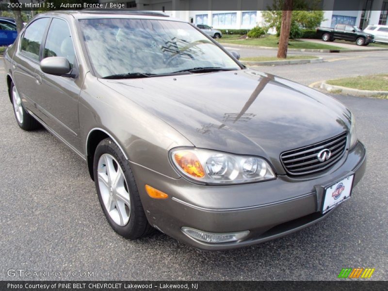 Autumn Bronze / Beige 2002 Infiniti I 35