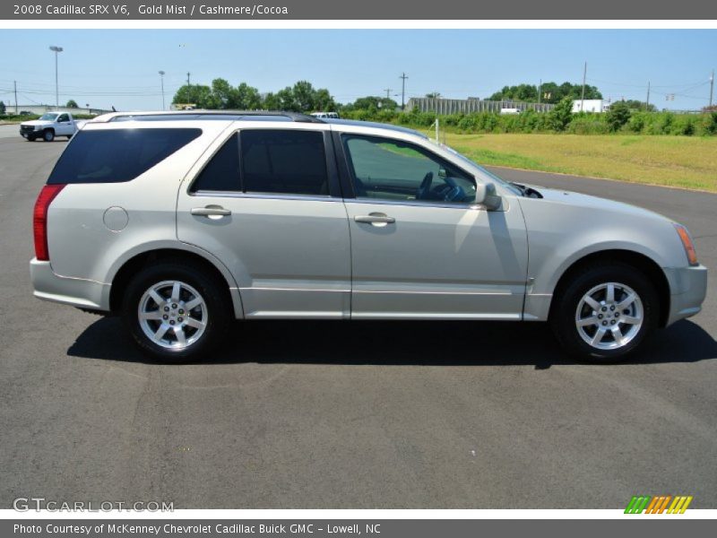 Gold Mist / Cashmere/Cocoa 2008 Cadillac SRX V6