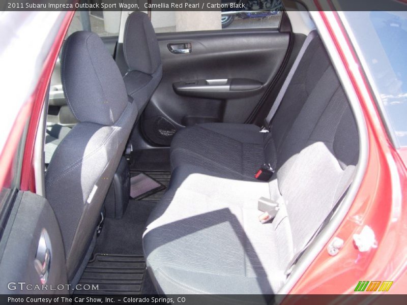 Camellia Red Pearl / Carbon Black 2011 Subaru Impreza Outback Sport Wagon