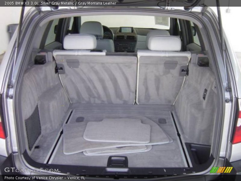 Silver Gray Metallic / Gray Montana Leather 2005 BMW X3 3.0i