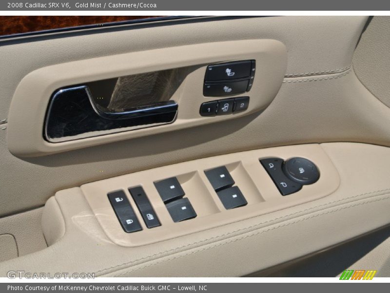 Gold Mist / Cashmere/Cocoa 2008 Cadillac SRX V6