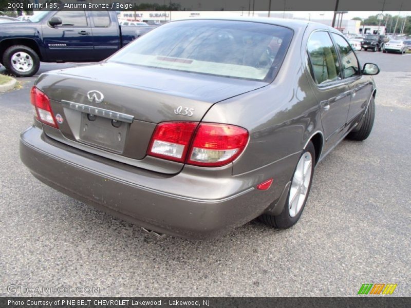 Autumn Bronze / Beige 2002 Infiniti I 35