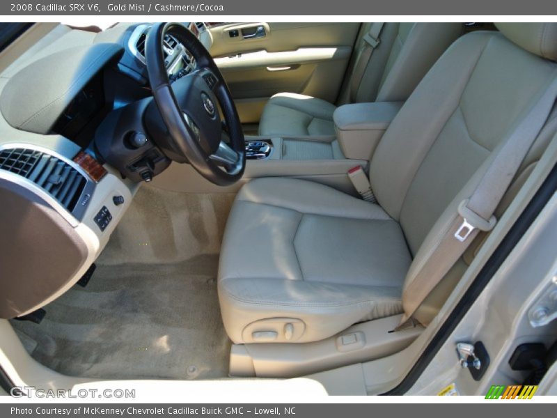 Gold Mist / Cashmere/Cocoa 2008 Cadillac SRX V6