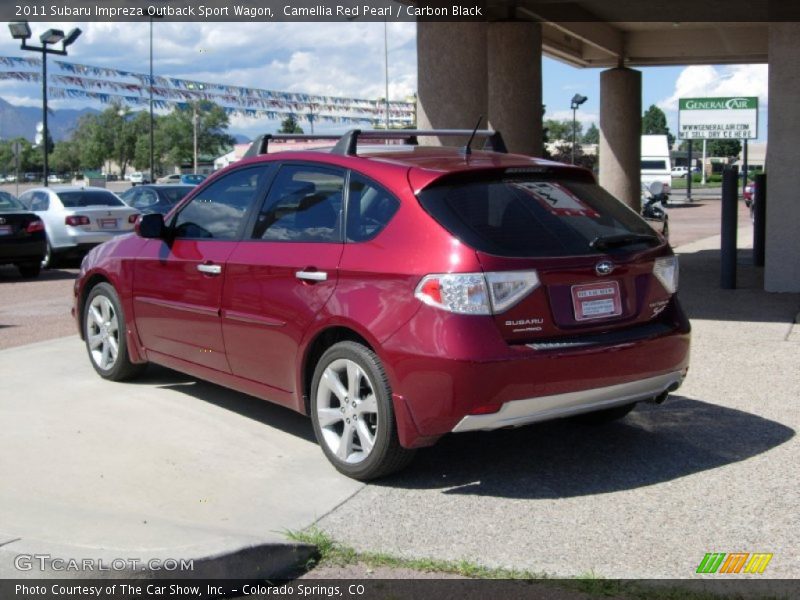 Camellia Red Pearl / Carbon Black 2011 Subaru Impreza Outback Sport Wagon