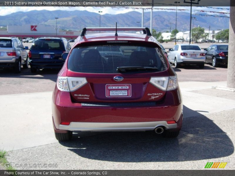 Camellia Red Pearl / Carbon Black 2011 Subaru Impreza Outback Sport Wagon