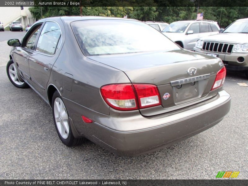 Autumn Bronze / Beige 2002 Infiniti I 35