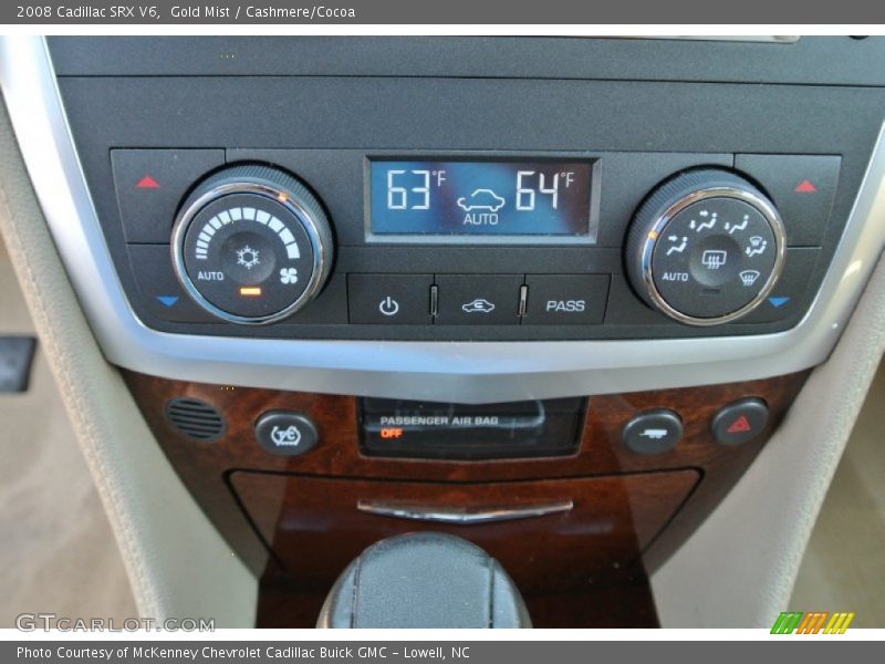 Gold Mist / Cashmere/Cocoa 2008 Cadillac SRX V6