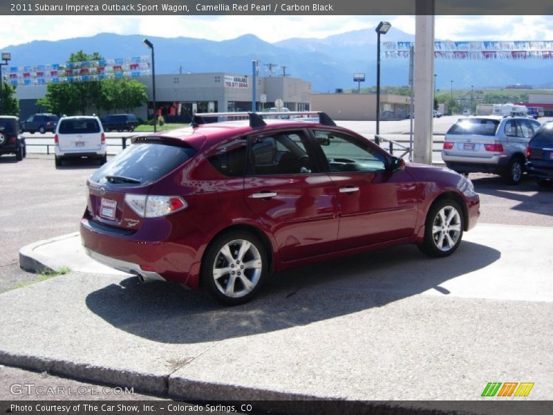 Camellia Red Pearl / Carbon Black 2011 Subaru Impreza Outback Sport Wagon