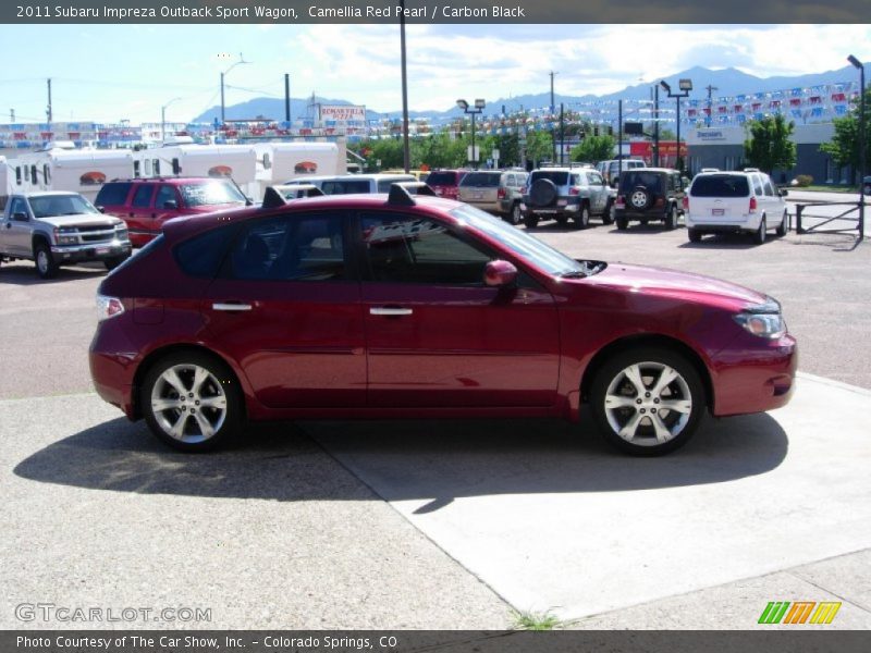 Camellia Red Pearl / Carbon Black 2011 Subaru Impreza Outback Sport Wagon