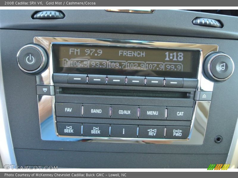 Gold Mist / Cashmere/Cocoa 2008 Cadillac SRX V6
