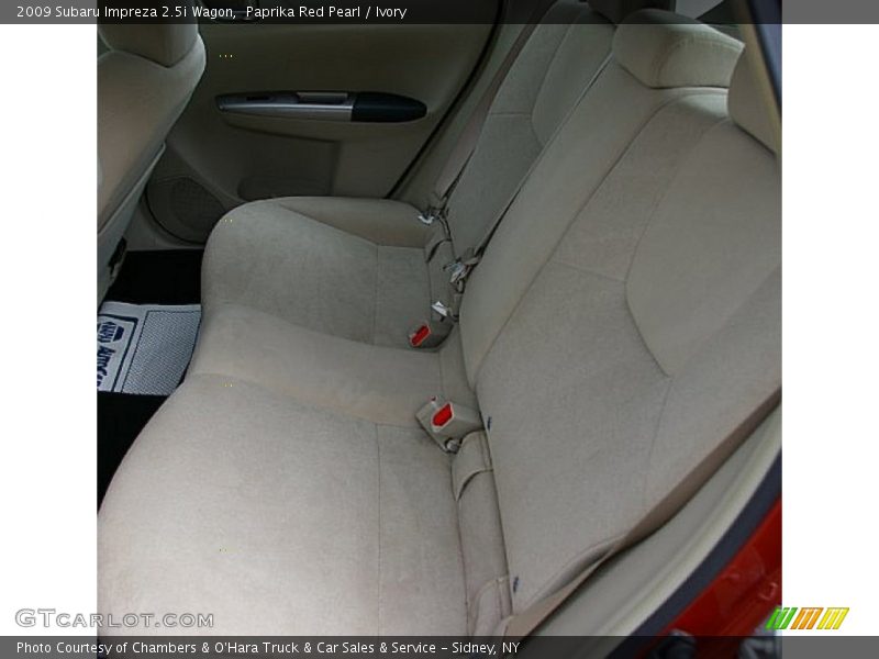 Paprika Red Pearl / Ivory 2009 Subaru Impreza 2.5i Wagon