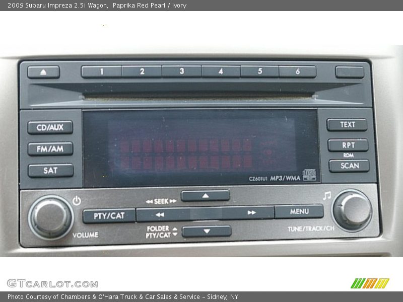 Paprika Red Pearl / Ivory 2009 Subaru Impreza 2.5i Wagon
