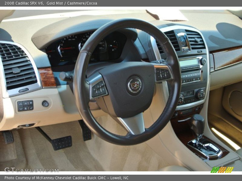 Gold Mist / Cashmere/Cocoa 2008 Cadillac SRX V6
