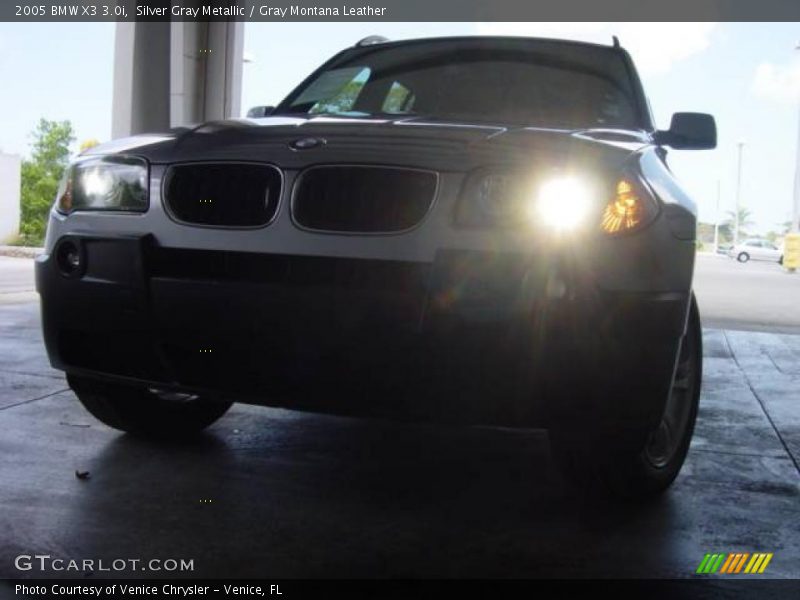 Silver Gray Metallic / Gray Montana Leather 2005 BMW X3 3.0i