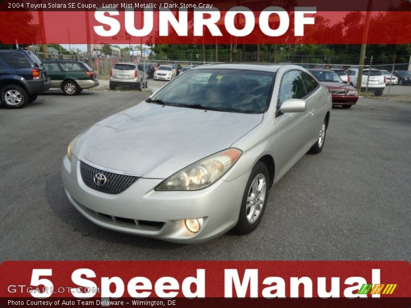 Lunar Mist Metallic / Dark Stone Gray 2004 Toyota Solara SE Coupe
