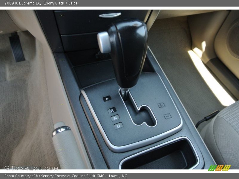 Ebony Black / Beige 2009 Kia Sorento LX