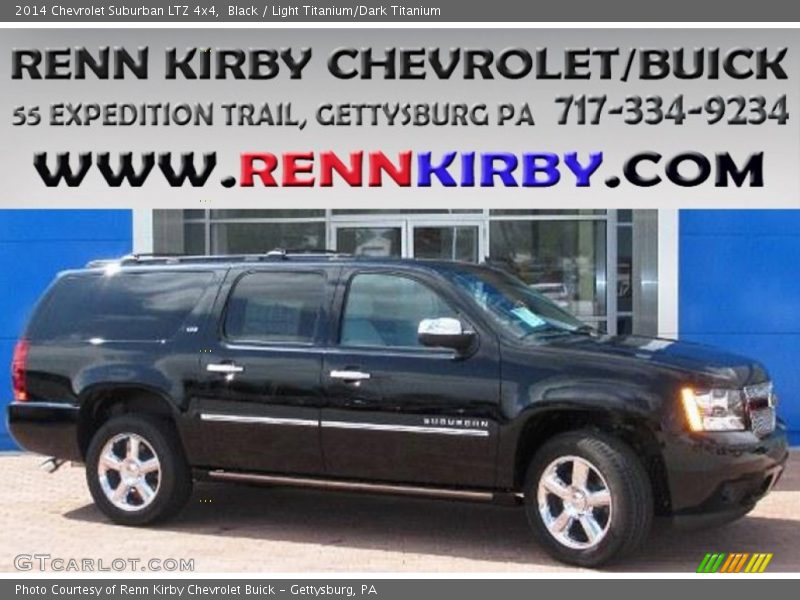Black / Light Titanium/Dark Titanium 2014 Chevrolet Suburban LTZ 4x4