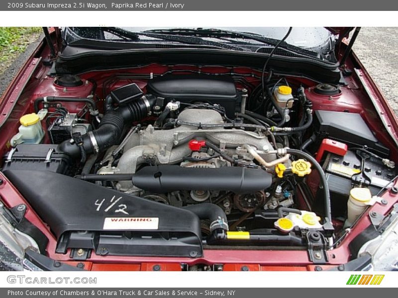 Paprika Red Pearl / Ivory 2009 Subaru Impreza 2.5i Wagon