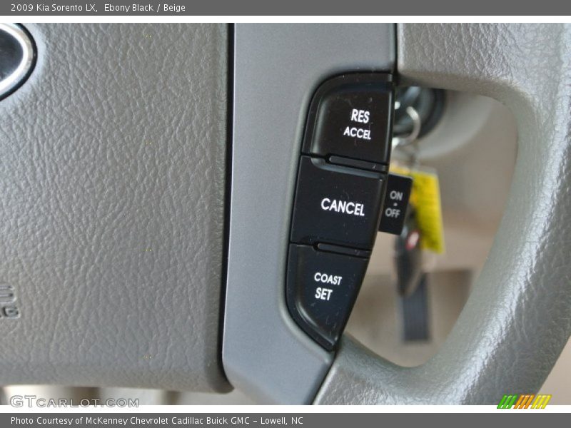 Ebony Black / Beige 2009 Kia Sorento LX