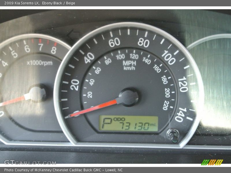 Ebony Black / Beige 2009 Kia Sorento LX