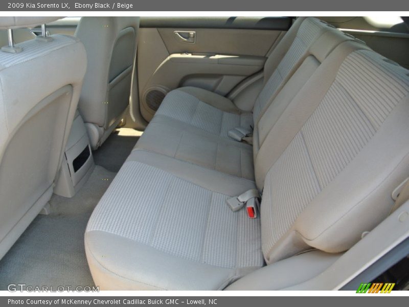 Ebony Black / Beige 2009 Kia Sorento LX