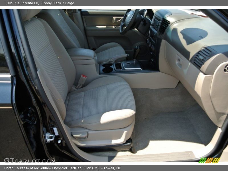 Ebony Black / Beige 2009 Kia Sorento LX