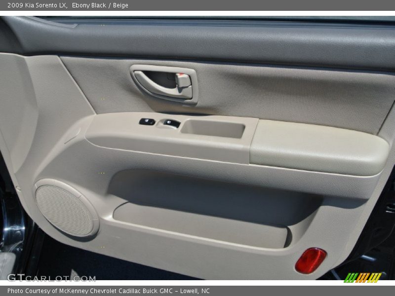 Ebony Black / Beige 2009 Kia Sorento LX