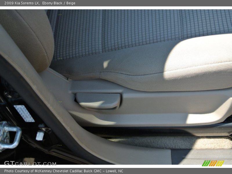 Ebony Black / Beige 2009 Kia Sorento LX