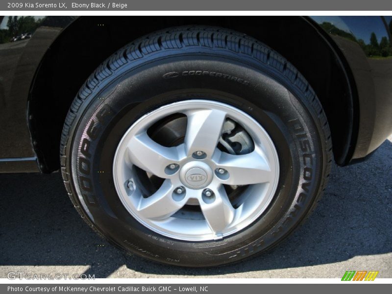 Ebony Black / Beige 2009 Kia Sorento LX