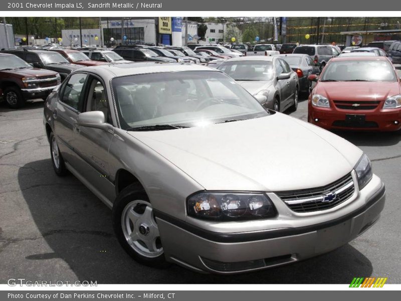 Sandrift Metallic / Neutral 2001 Chevrolet Impala LS