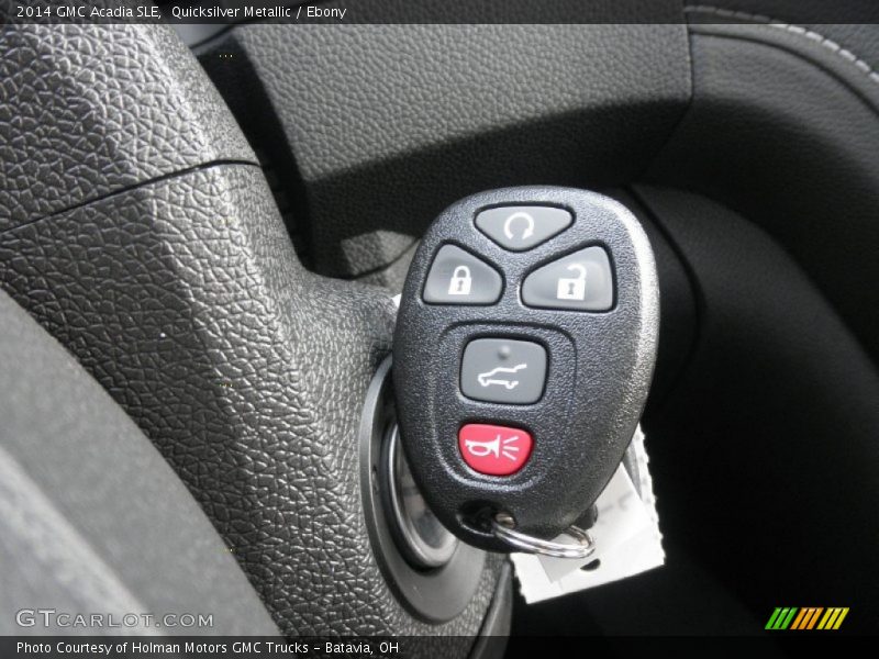 Quicksilver Metallic / Ebony 2014 GMC Acadia SLE