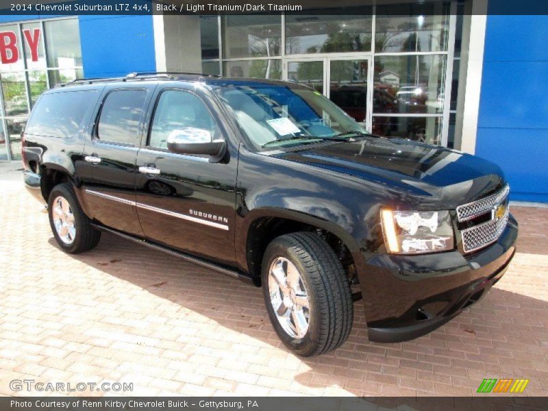Black / Light Titanium/Dark Titanium 2014 Chevrolet Suburban LTZ 4x4