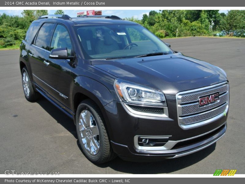 Iridium Metallic / Cocoa Dune 2014 GMC Acadia Denali
