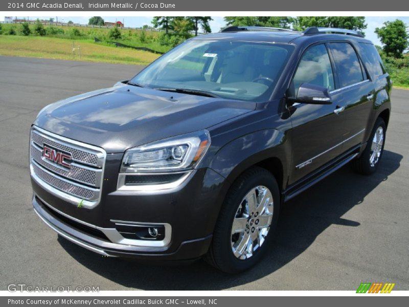 Iridium Metallic / Cocoa Dune 2014 GMC Acadia Denali