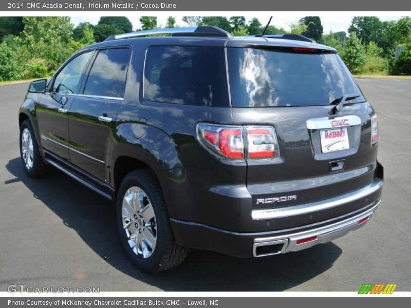 Iridium Metallic / Cocoa Dune 2014 GMC Acadia Denali