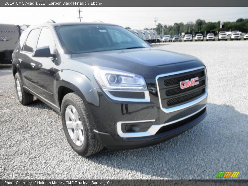 Carbon Black Metallic / Ebony 2014 GMC Acadia SLE