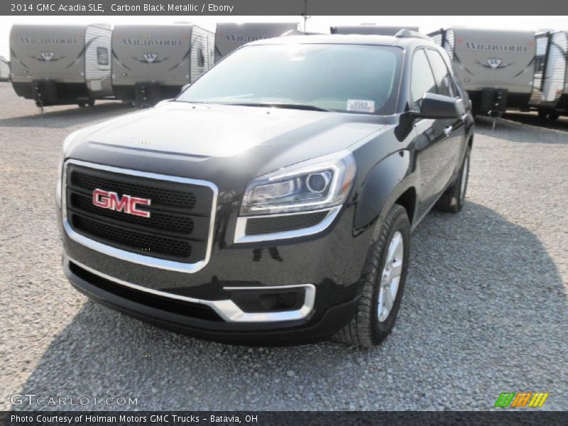 Carbon Black Metallic / Ebony 2014 GMC Acadia SLE