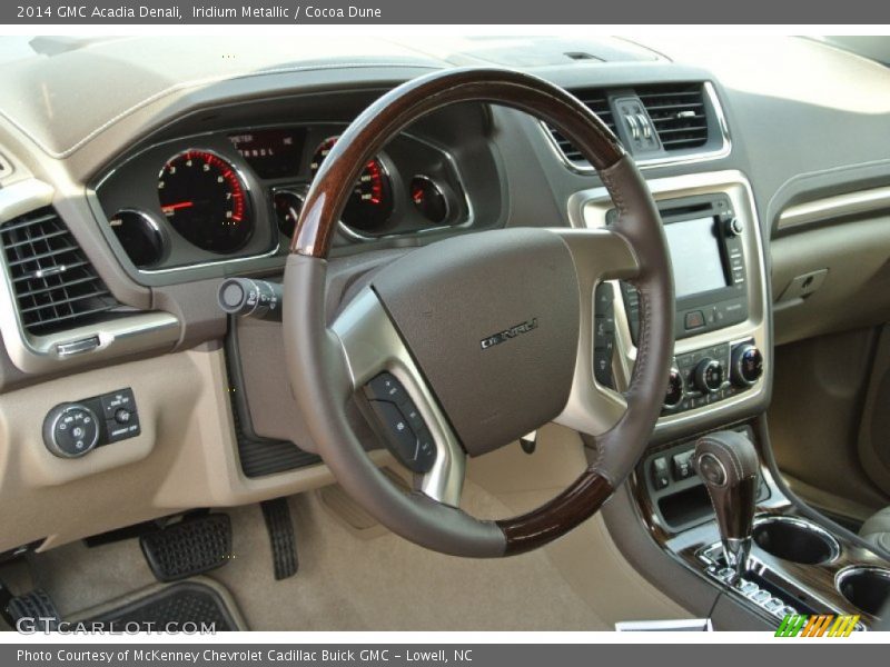 Iridium Metallic / Cocoa Dune 2014 GMC Acadia Denali