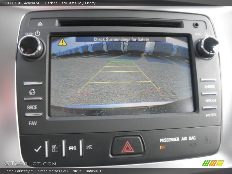 Carbon Black Metallic / Ebony 2014 GMC Acadia SLE