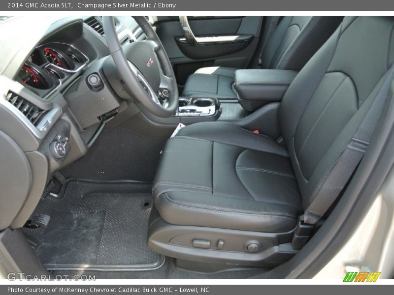 Champagne Silver Metallic / Ebony 2014 GMC Acadia SLT