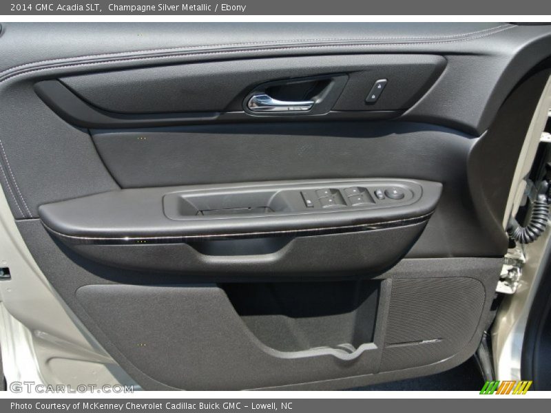 Champagne Silver Metallic / Ebony 2014 GMC Acadia SLT
