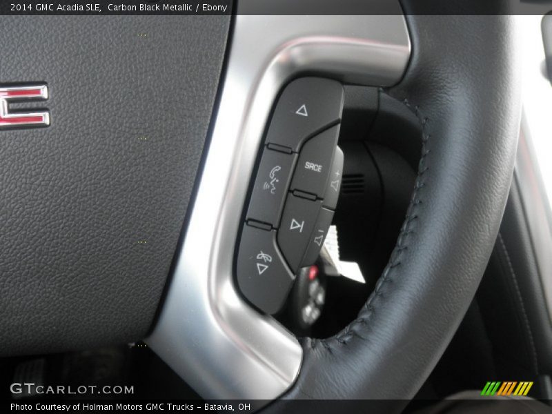 Carbon Black Metallic / Ebony 2014 GMC Acadia SLE
