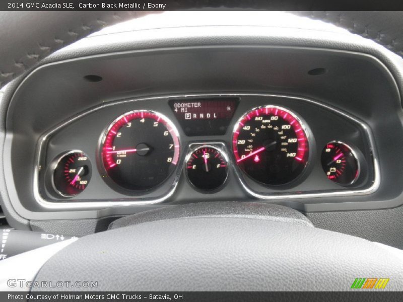 Carbon Black Metallic / Ebony 2014 GMC Acadia SLE