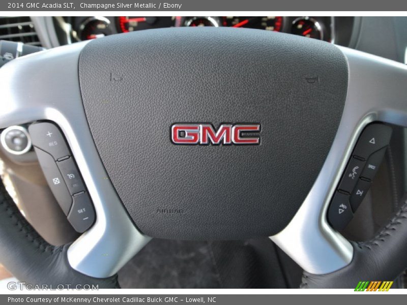 Champagne Silver Metallic / Ebony 2014 GMC Acadia SLT