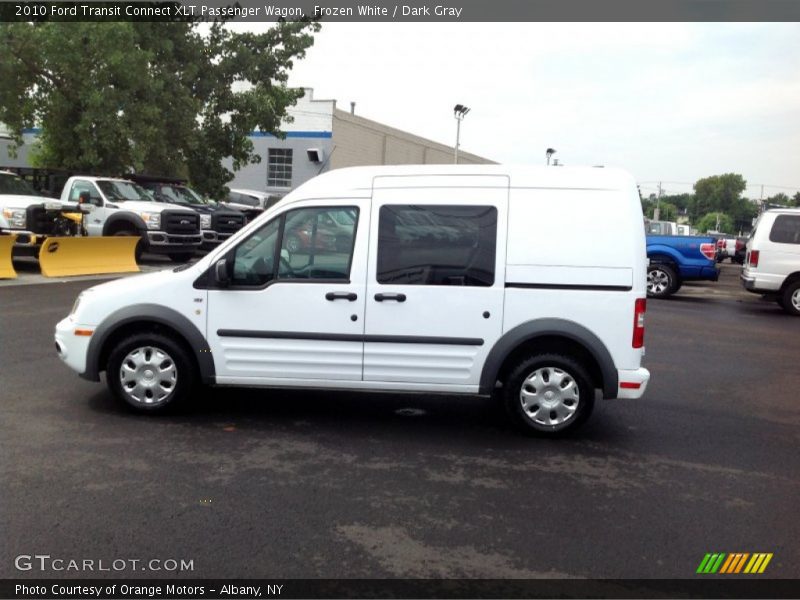 Frozen White / Dark Gray 2010 Ford Transit Connect XLT Passenger Wagon